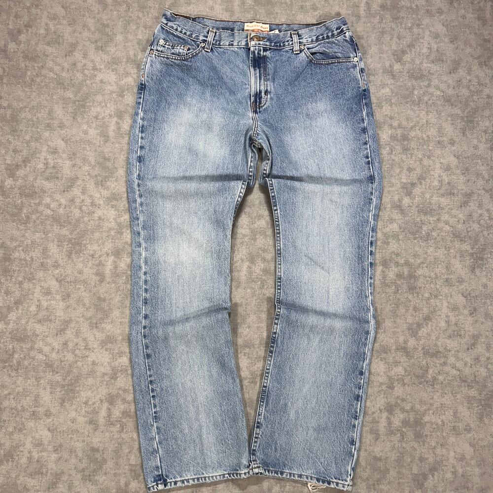 Vintage Y2K Old Navy Bootcut Jeans Women's 16 Long Just Below Waist Light Wash